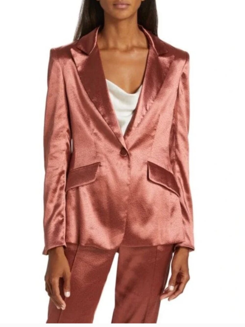 Cinq à Sept Karis Metallic Blazer Jacket Size 2